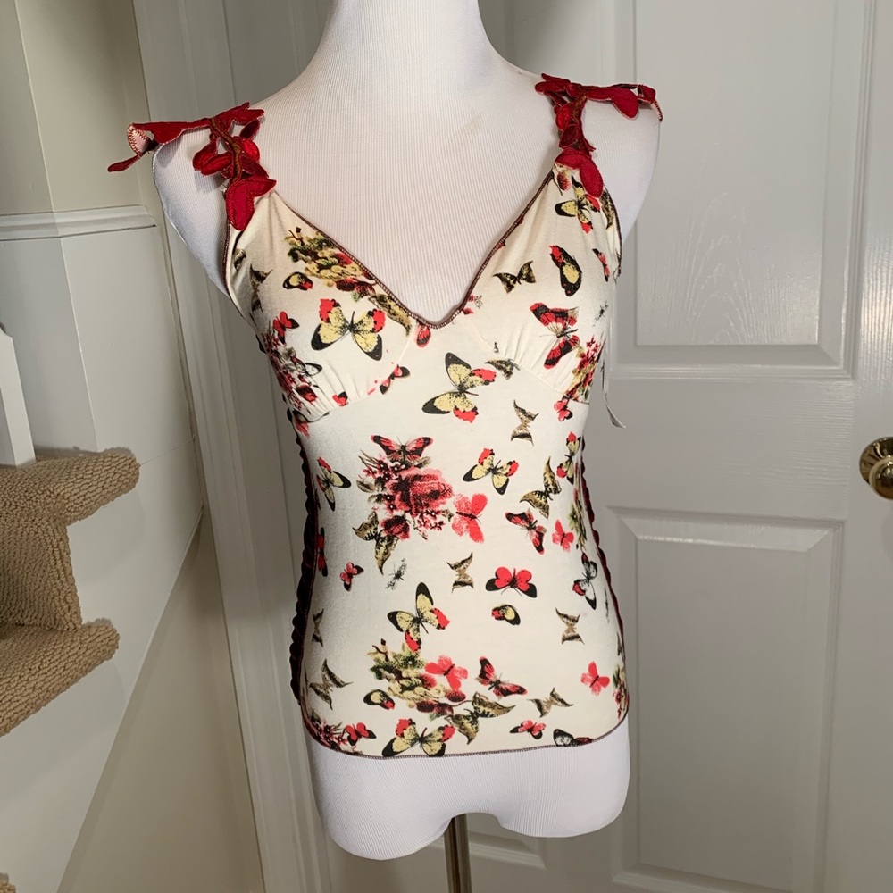 NWT, Hale Bob cami.  This has fun appliqué